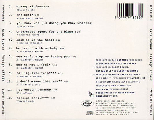 Tina Turner – Foreign Affair