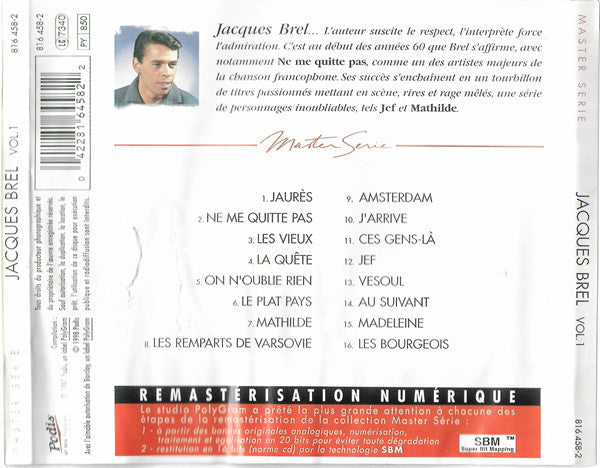 Jacques Brel - Vol. 1