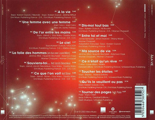 Saya  – A La Vie