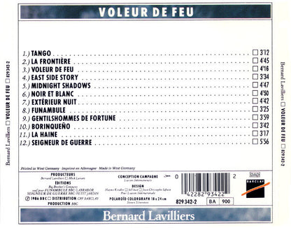 Bernard Lavilliers - Voleur De Feu