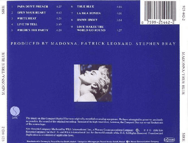 Madonna – True Blue