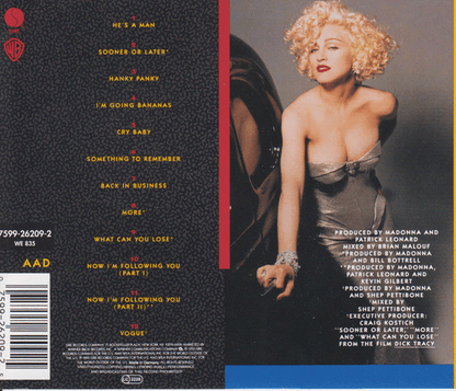 Madonna – I'm Breathless (Music From And Inspired By The Film Dick Tracy)