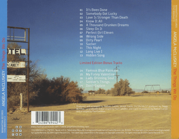Angela McCluskey – The Things We Do