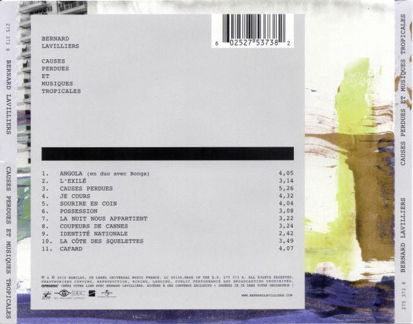 Bernard Lavilliers - Causes Perdues Et Musiques Tropicales