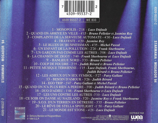 Starmania - (Mogador 94) Michel Berger & Luc Plamondon