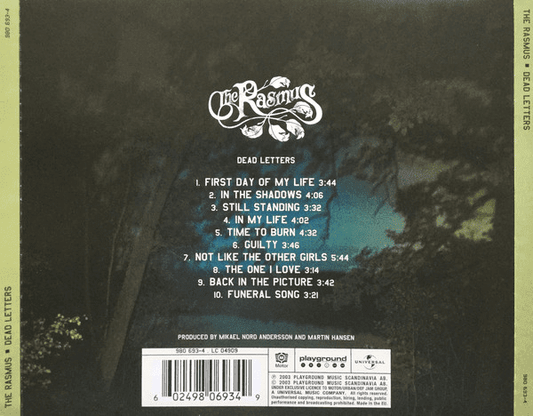 The Rasmus – Dead Letters