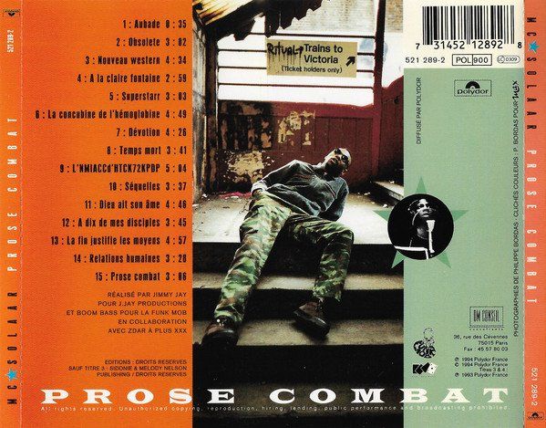 MC Solaar - Prose Combat
