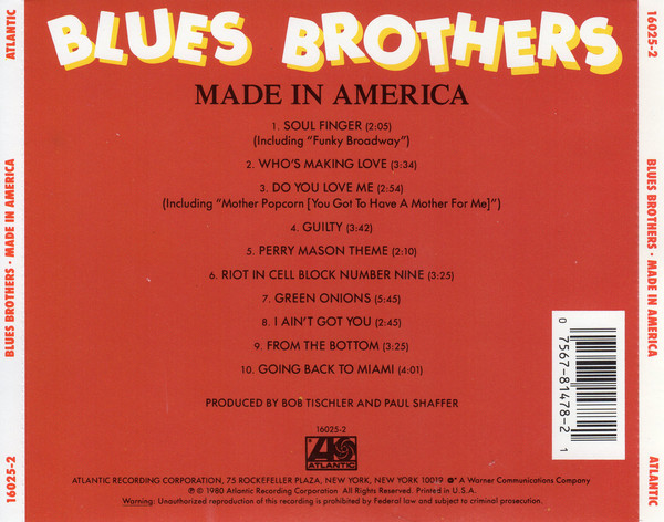 The Blues Brothers – Made In America