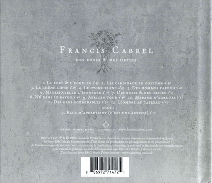 Francis Cabrel – Des Roses Des Orties