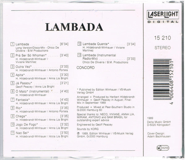 Concord – Lambada ( Erotic Dance Explosion ! )