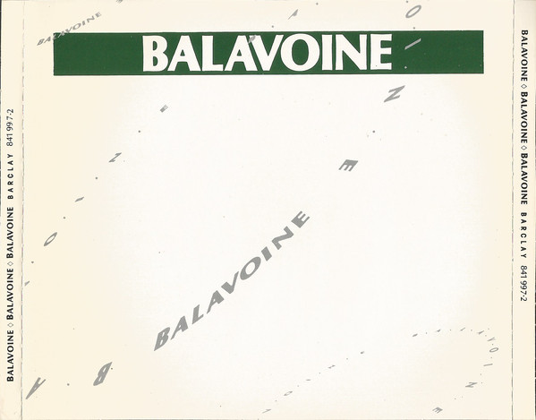 Daniel Balavoine ‎– Balavoine