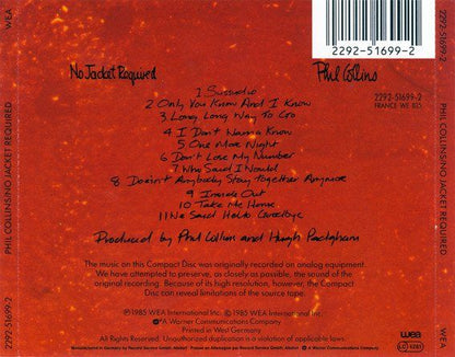 Phil Collins - No Jacket Required