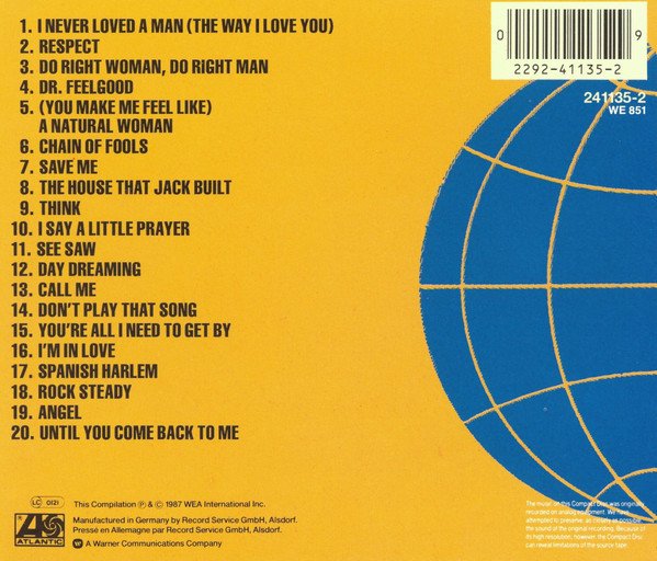 Aretha Franklin - 20 Greatest Hits