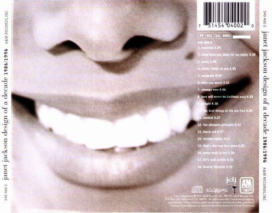 Janet Jackson - Design Of A Decade 1986/1996