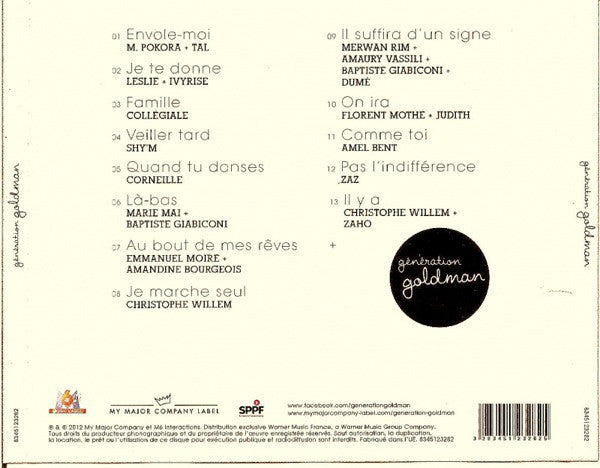 Génération Goldman – Génération Goldman