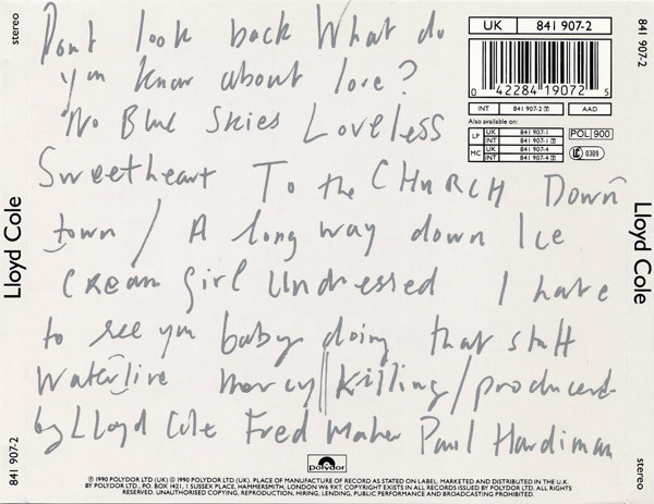 Lloyd Cole – Lloyd Cole