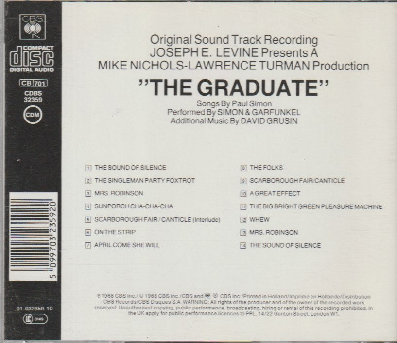Simon & Garfunkel - The Graduate (Original Sound Track Recording)
