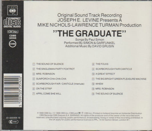 Simon & Garfunkel - The Graduate (Original Sound Track Recording)