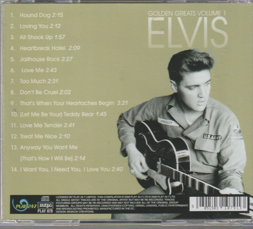 Elvis – Golden Greats Volume 1