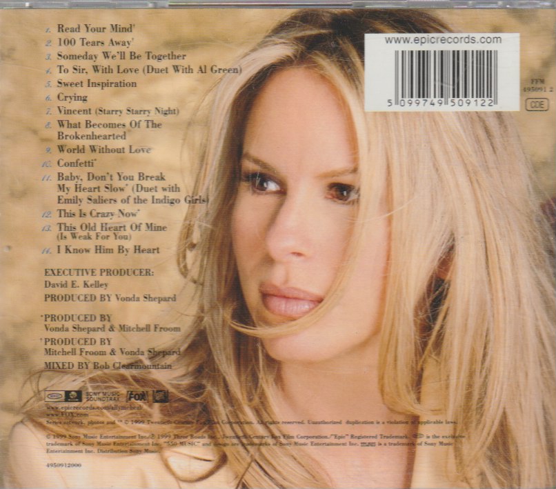 Ally McBeal Vonda Shepard - Heart And Soul - New Songs From Ally McBeal