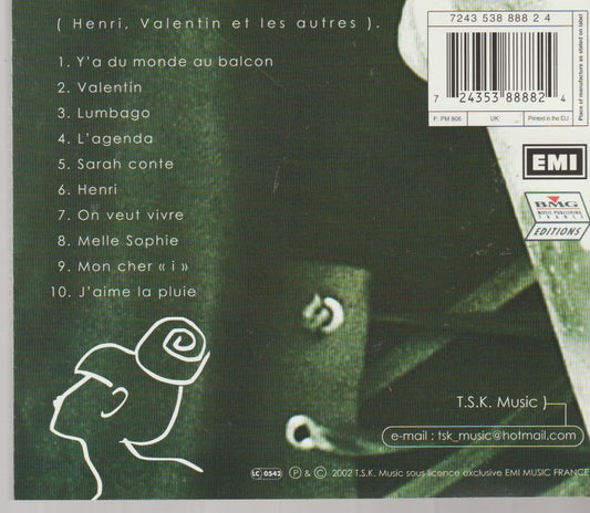 Marie Kiss La Joue – ( Henri, Valentin et les autres )