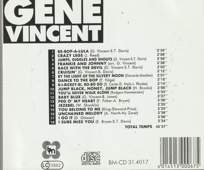 Gene Vincent – Be-Bop-A-Lula. Baby Blue. Race With The Devil