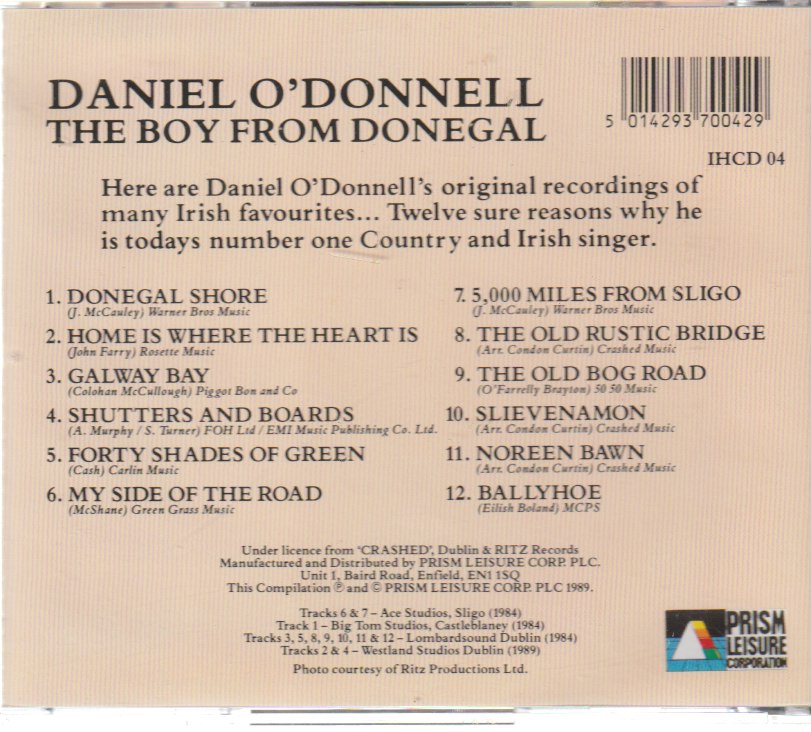 Daniel O'Donnell - The Boy From Donegal
