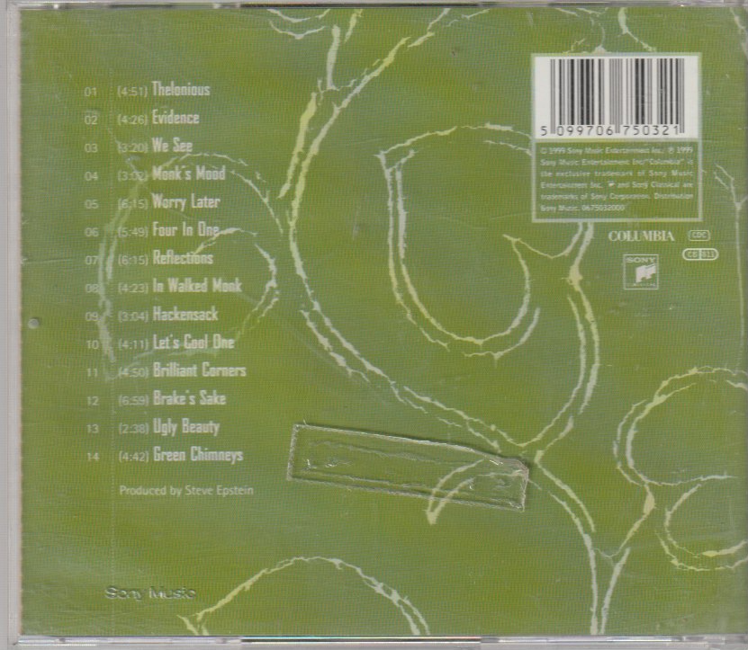 Wynton Marsalis - Marsalis Plays Monk - Standard Time Vol. 4