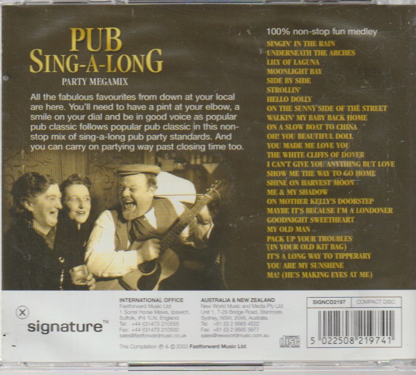 Unknown Artist - Pub Sing-A-Long Party Megamix