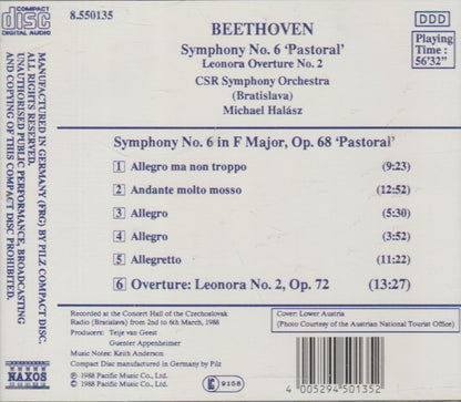 Beethoven – Symphony No.6 'Pastoral' / Leonora Overture No.2