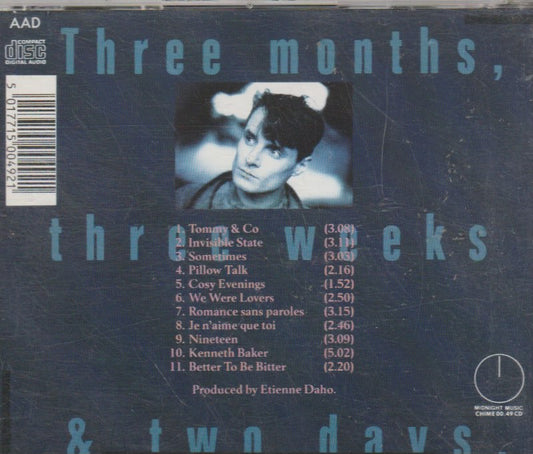 Bill Pritchard - Three Months, Three Weeks & Two Days