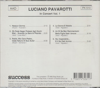 Luciano Pavarotti - In Concert Vol. 1