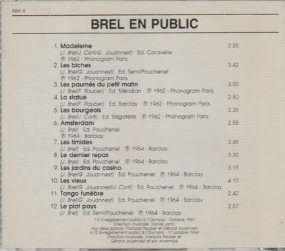 Jacques Brel - En Public