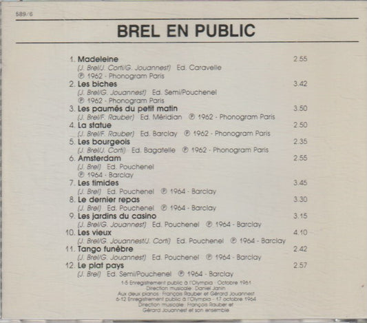 Jacques Brel - En Public