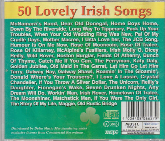 Shamrock Man – 50 Lovely Irish Songs From The Shamrock Man - Everyone's Favourites