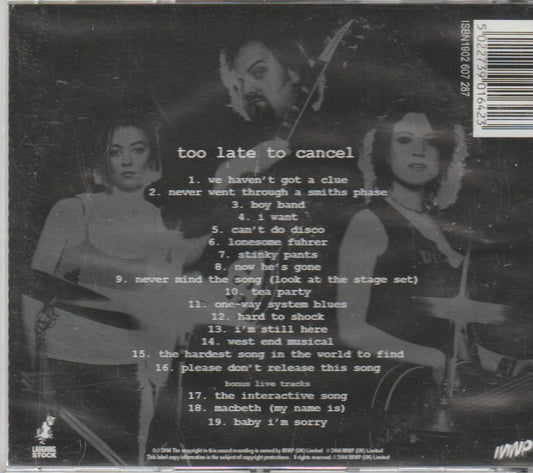 Mitch Benn And The Distractions - Too Late To Cancel