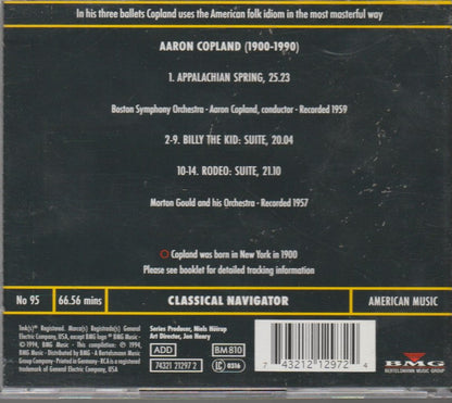 Aaron Copland, Boston Symphony Orchestra – Appalachian Spring, Billy The Kid