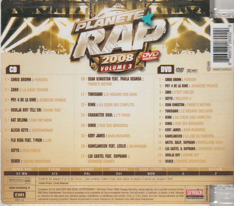 Planete Rap 2008 Volume 3