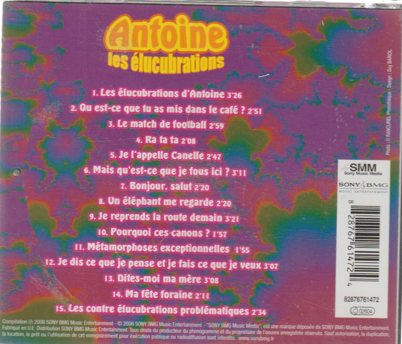 Antoine  – Les Élucubrations