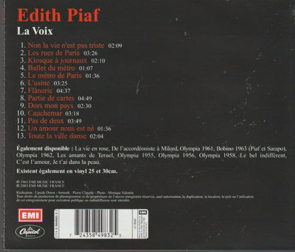 Edith Piaf - La Voix