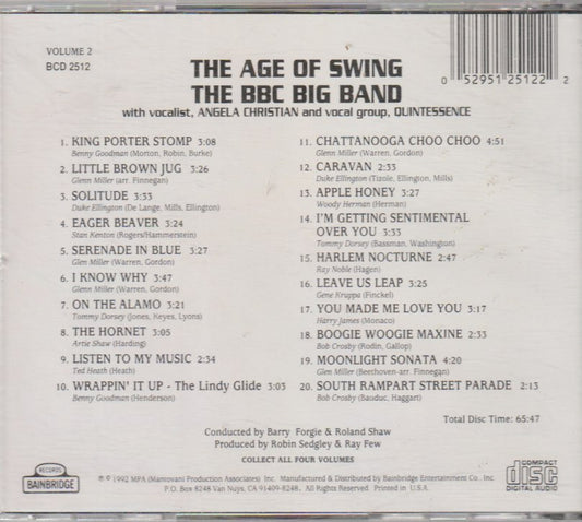 The BBC Big Band – The Age Of Swing Volume Two