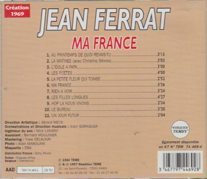 Jean Ferrat - Ma France