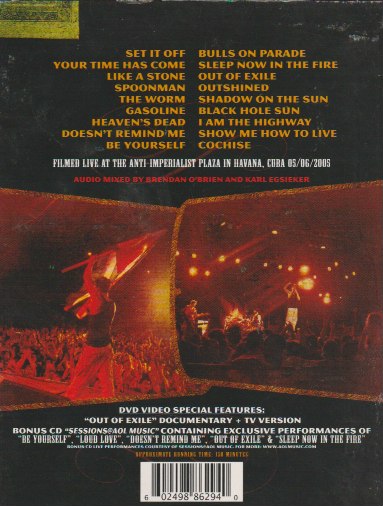 Audioslave - Live In Cuba