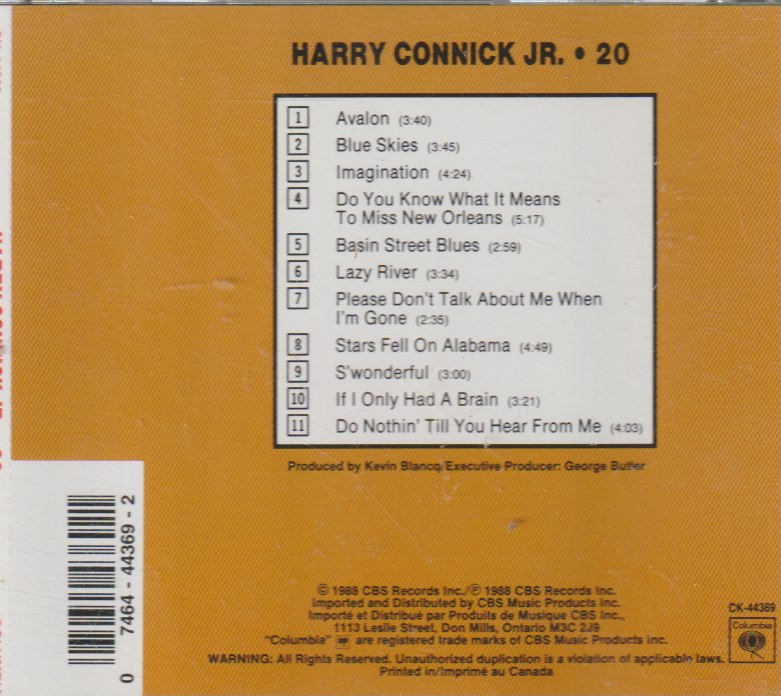 Harry Connick, Jr. – 20