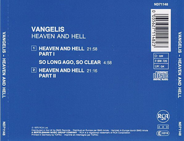 Vangelis - Heaven And Hell
