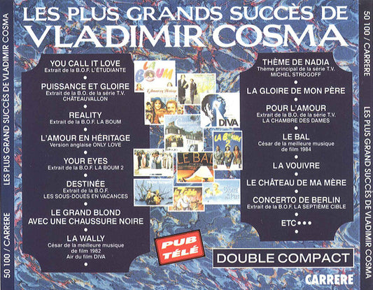 Vladimir Cosma - Les plus grands succès