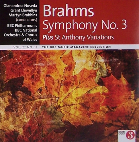 Johannes Brahms – Symphony No. 3 Plus St Anthony Variations