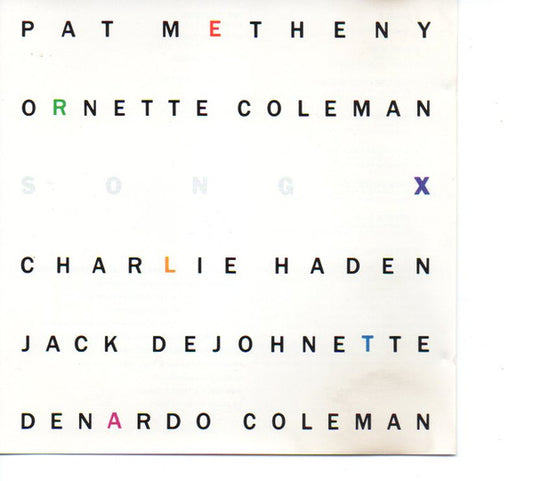 Pat Metheny / Ornette Coleman – Song X