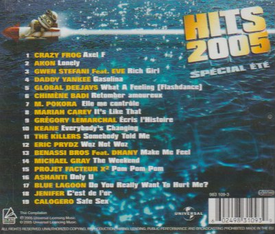 Hits 2005 Spécial Été